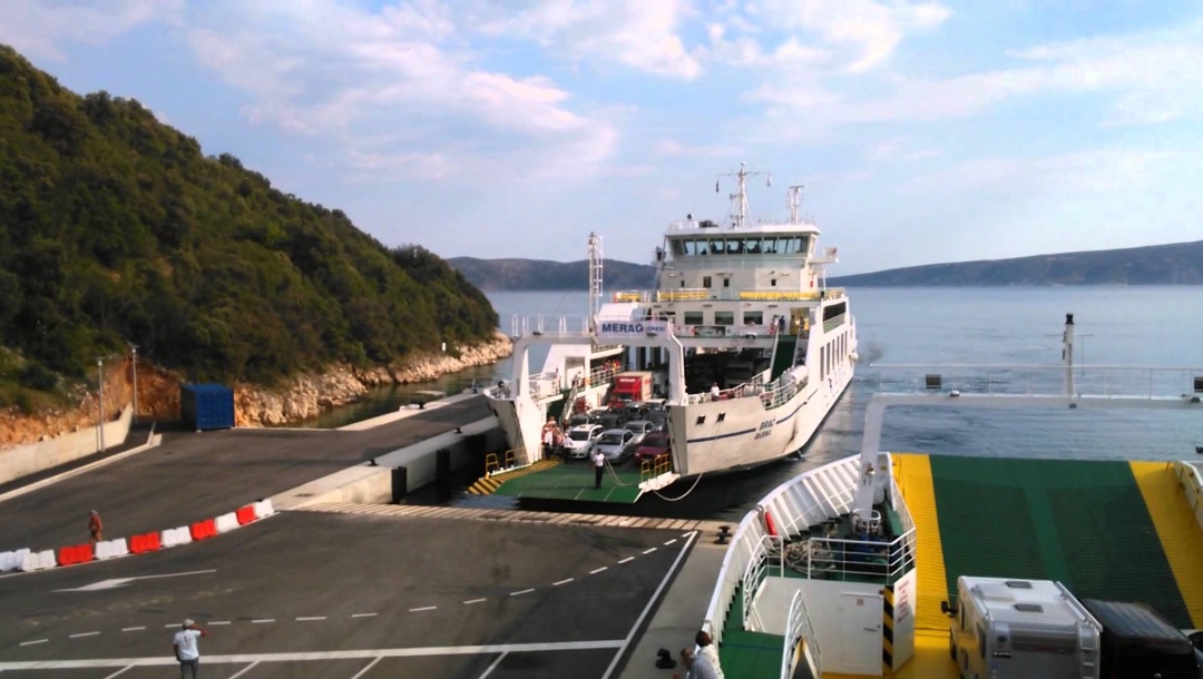 Otok Krk - Trajektna luka Valbiska